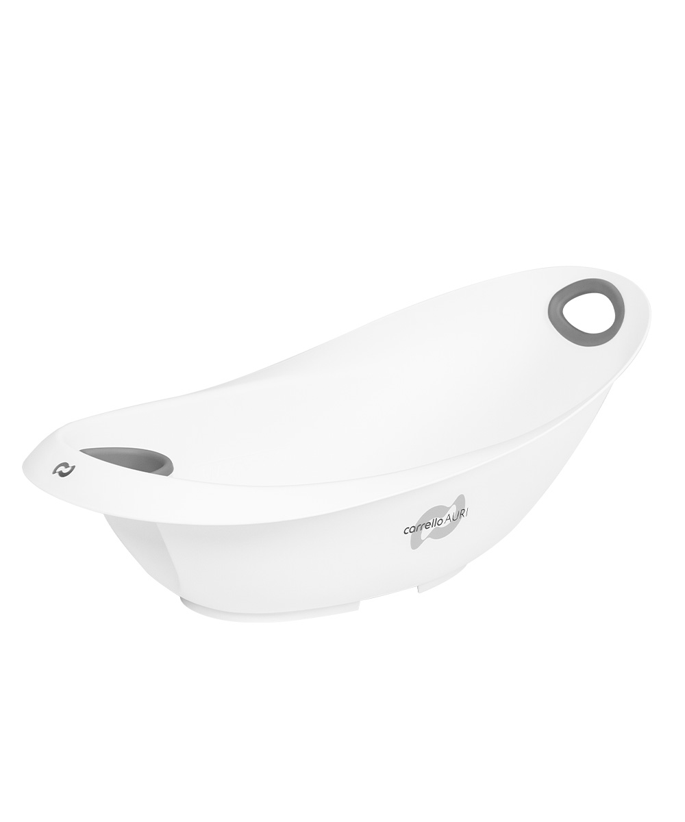 Детская ванночка с шезлонгом Auri 2026 Для детей от 6 месяцев, которые уже умеют сидеть, ванночка используется без шезлонга.